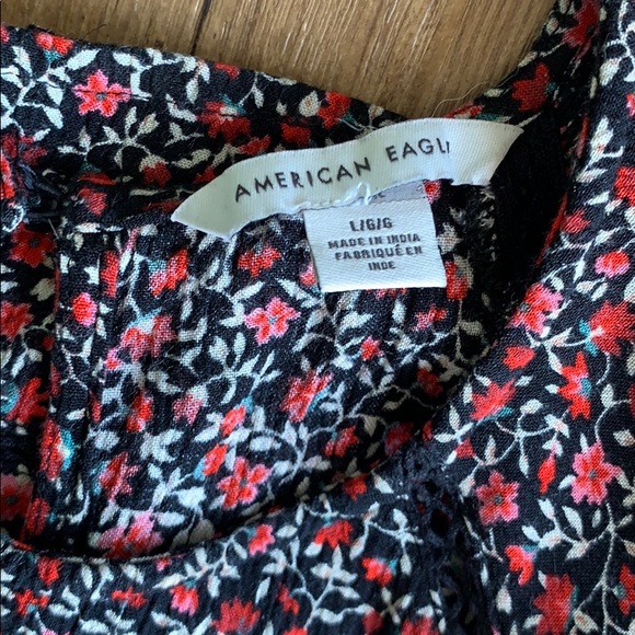 American Eagle🦅Floral Tiered Shift Dress - Picture 3 of 7